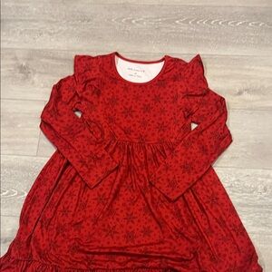 Festive Red Snowflake Top